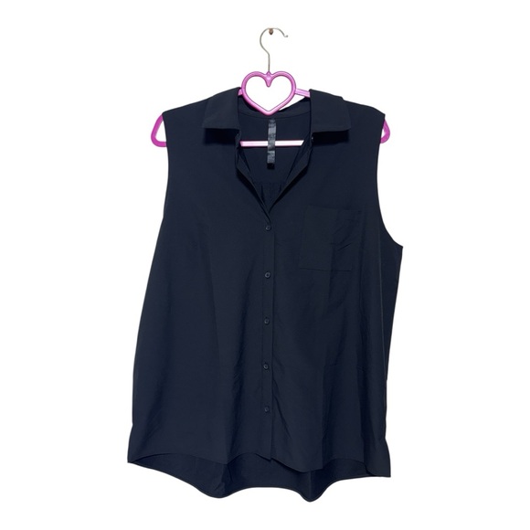 NWOT GAIAM Women's Black  Sleeveless Shirt - Picture 1 of 8